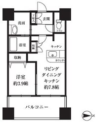 西新宿駅 徒歩6分 9階の物件間取画像